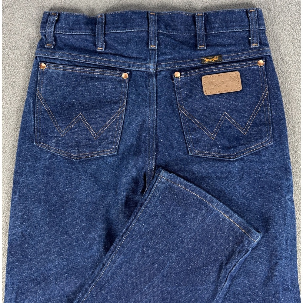 Wrangler Jeans 30x38 Blue Cowboy Cut Rigid Slim Fit 936 Dark Wash Western Rodeo